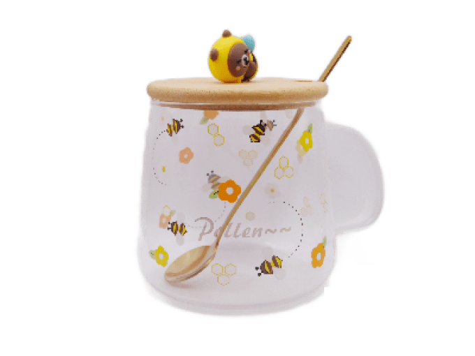 Tasse abeille et sa cuillère