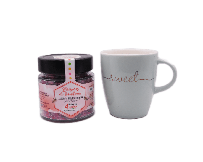 Ensemble pot de brisures 280g + tasse